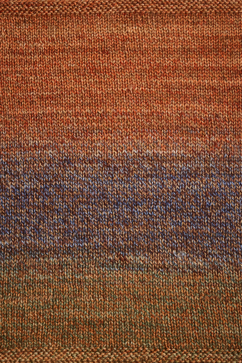 Urth Yarns Spiral Grain Sport Rainbow Eucalyptus swatch