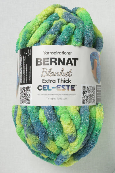 Bernat Blanket Extra Thick Cel-este Orion Green