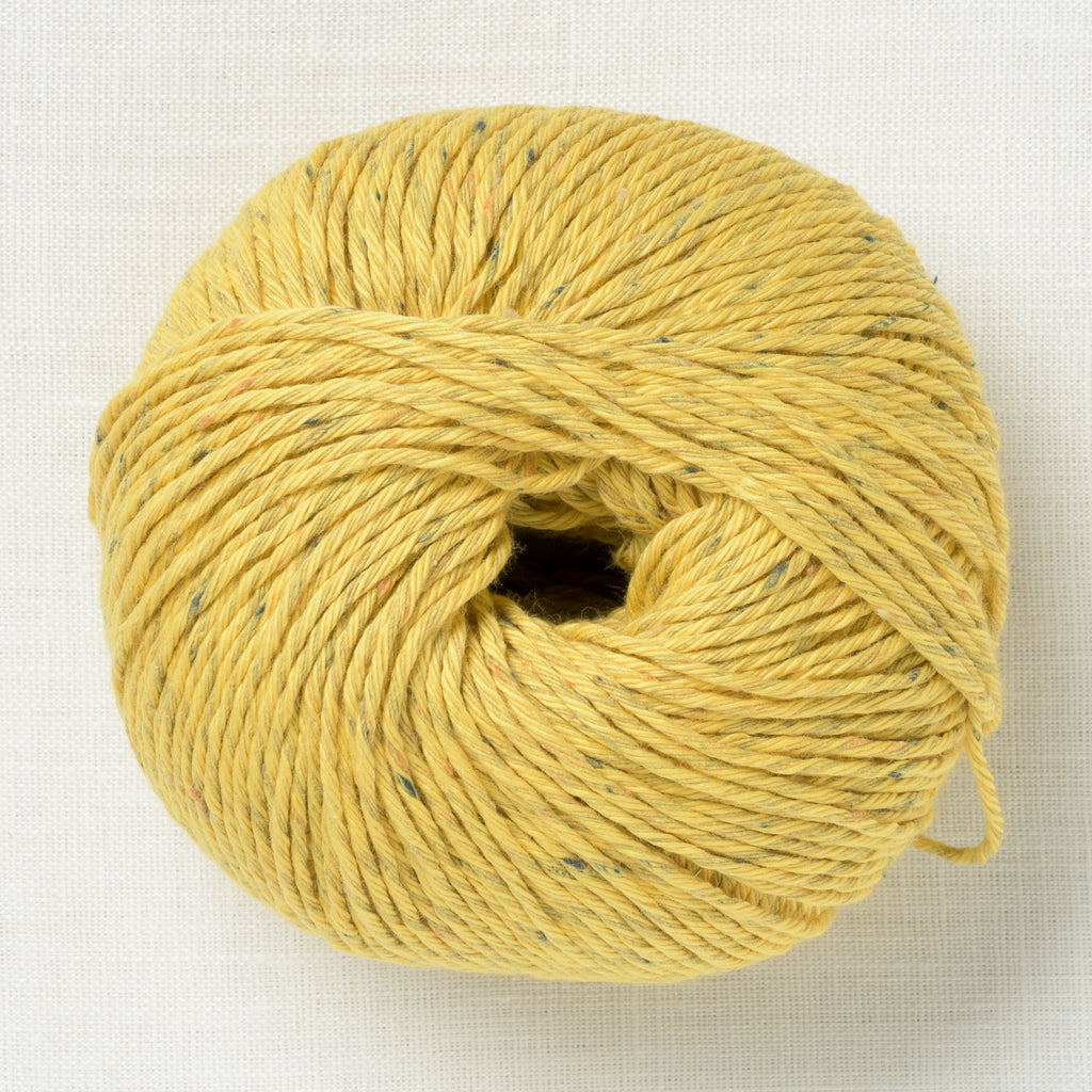 Erika Knight Gossypium Cotton Tweed 31 Lemon Curd Yellow