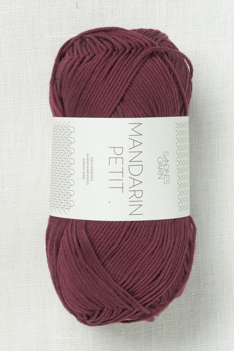 Sandnes Garn Mandarin Petit 4372 Deep Burgundy