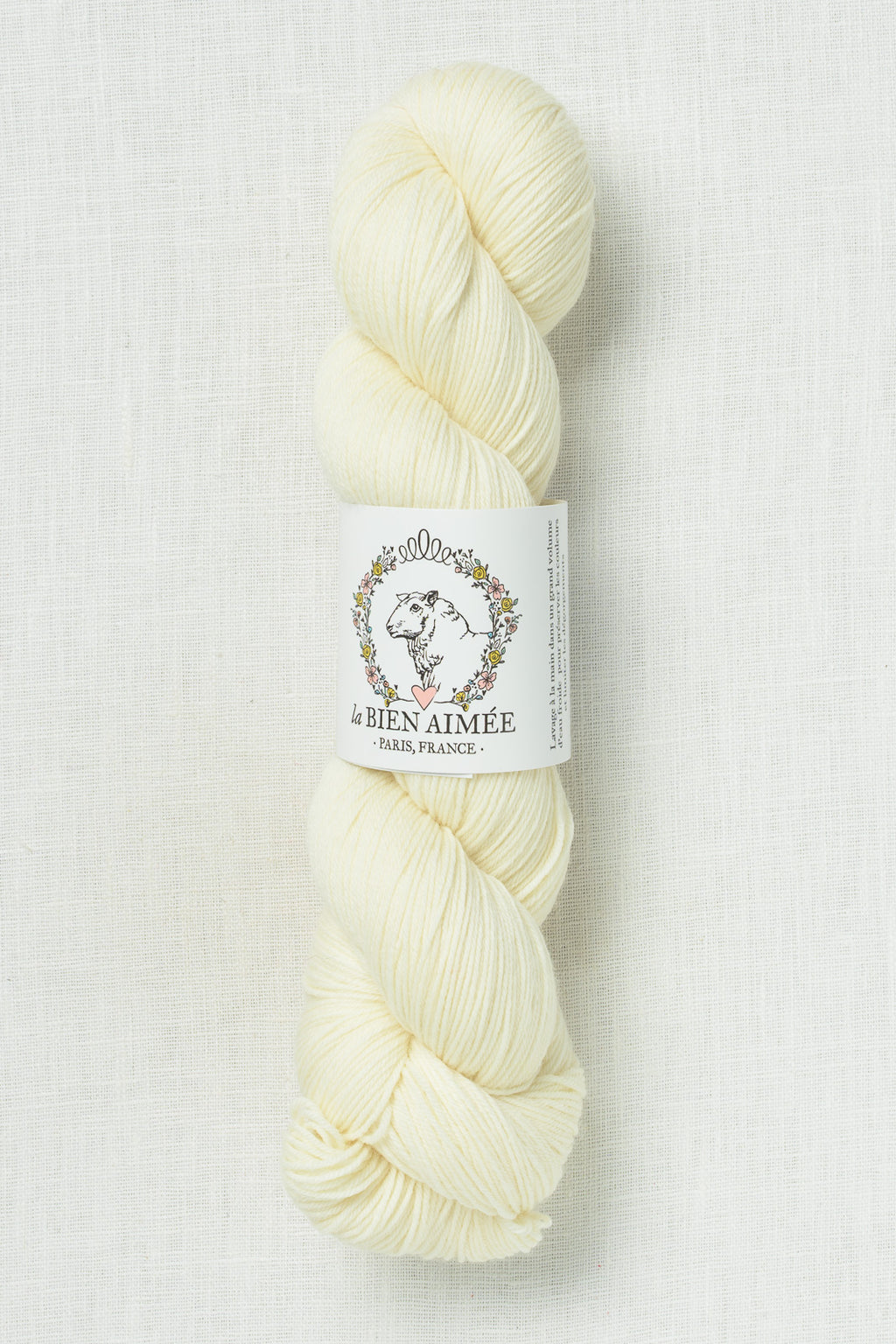 La Bien Aimee Merino Super Sock Blanc