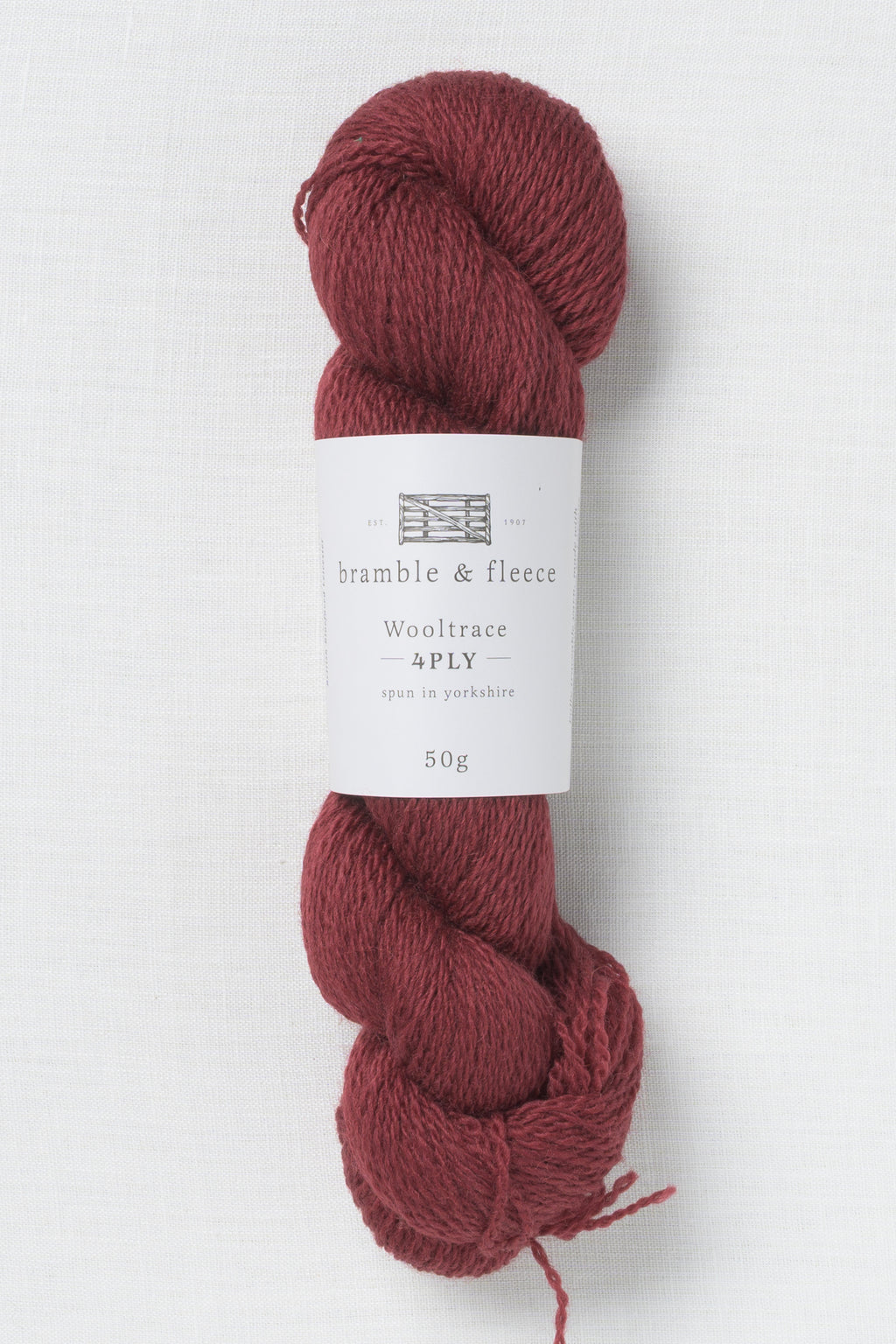 Bramble & Fleece Wooltrace 4ply 250 Claret