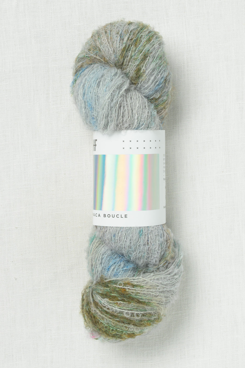 Hedgehog Fibres Alpaca Boucle Shale (New)