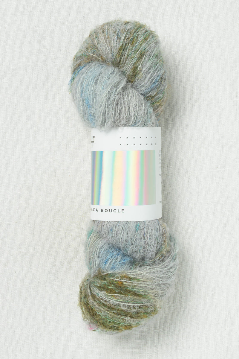 Hedgehog Fibres Alpaca Boucle Shale (New)