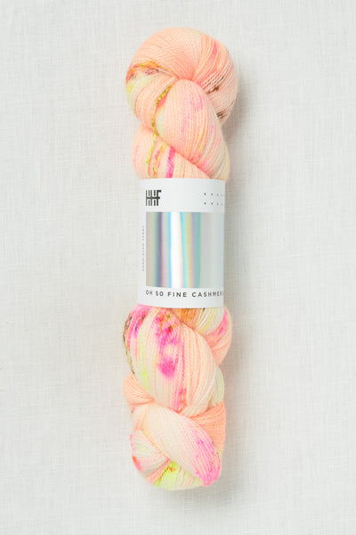 Hedgehog Fibres Oh So Fine Cashmere Peachy Keen