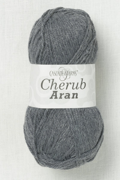 Cascade Cherub Aran 114 Charcoal Heather