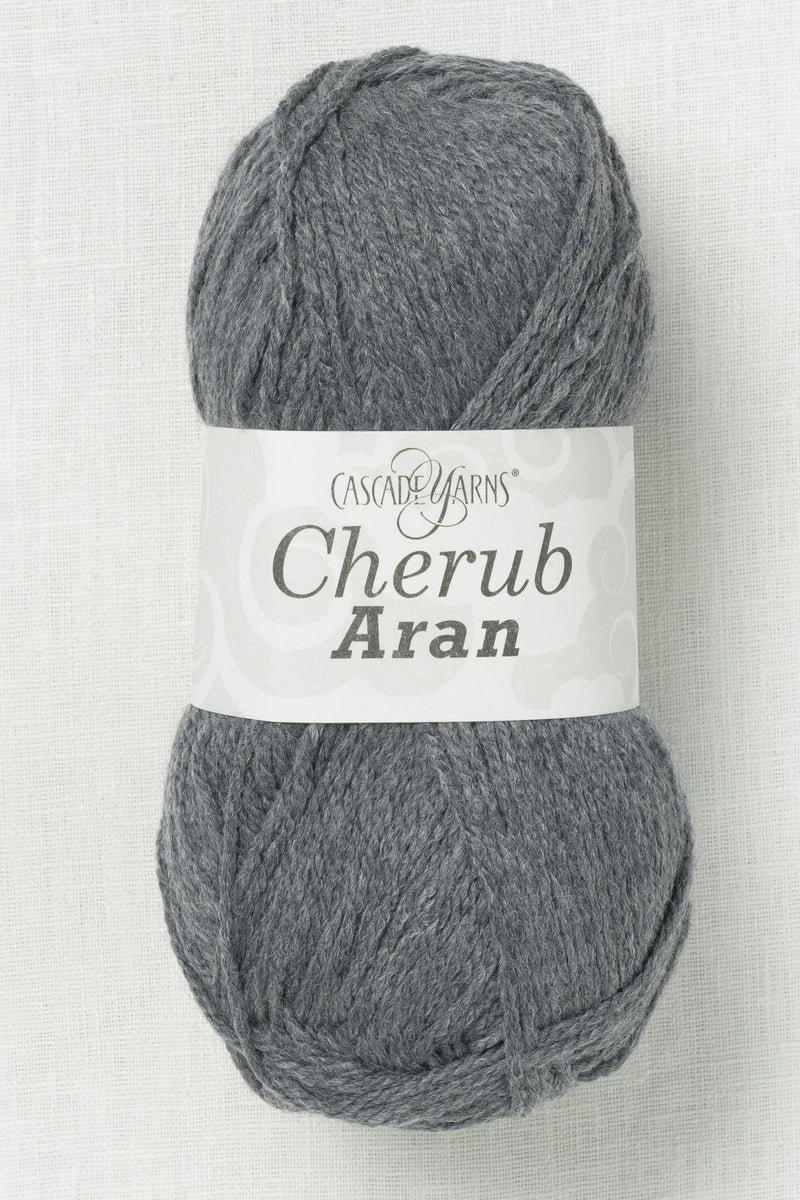 Cascade Cherub Aran 114 Charcoal Heather