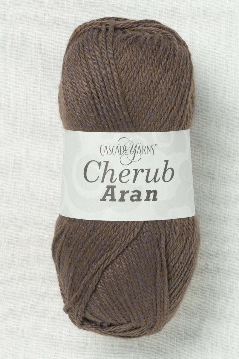 Cascade Cherub Aran 126 Fig Heather