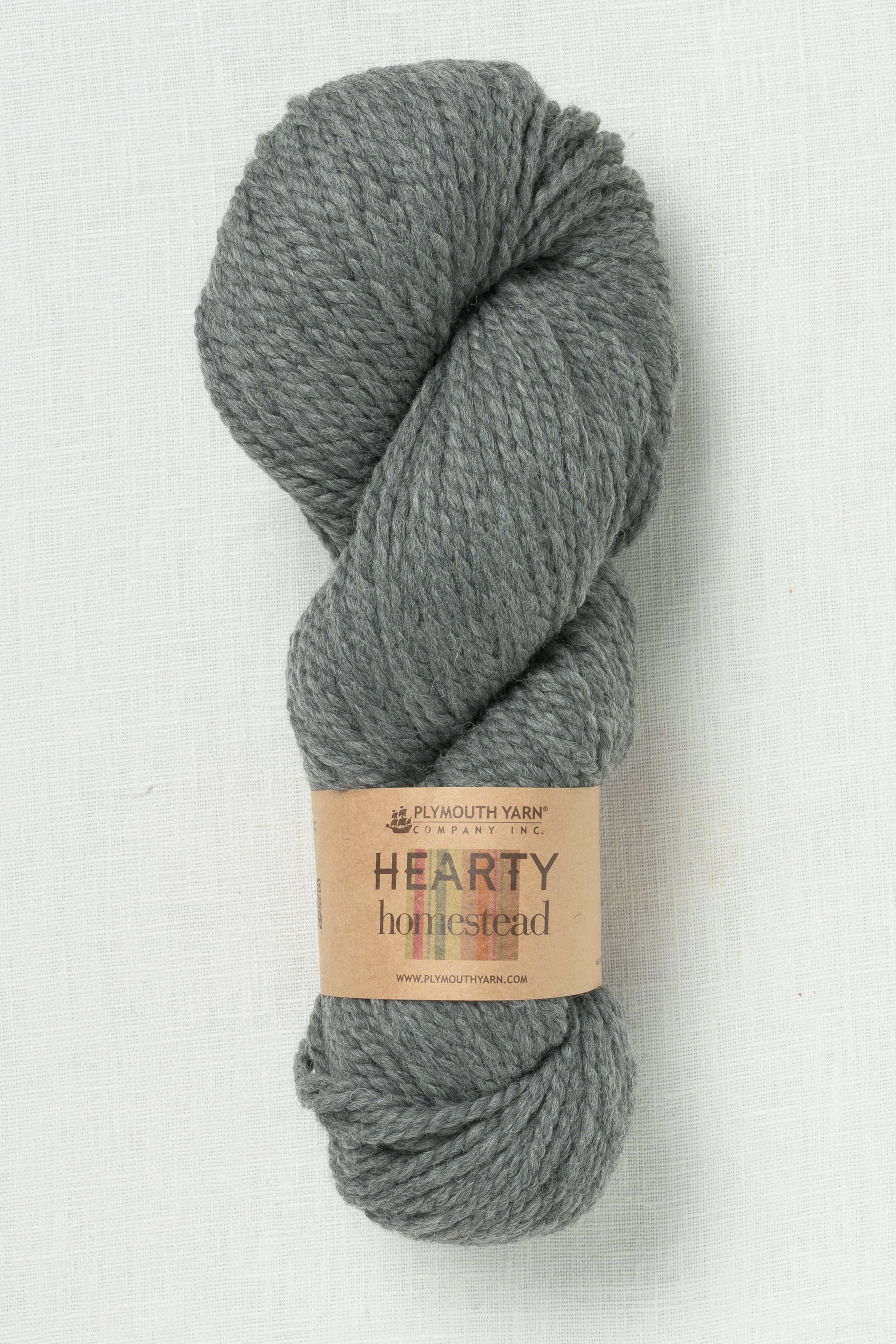 Plymouth Hearty Homestead 405 Medium Grey Heather Wool and Company