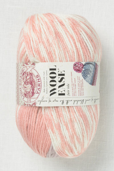 Lion Brand Wool Ease Fair Isle 208BE Pink Mushroom