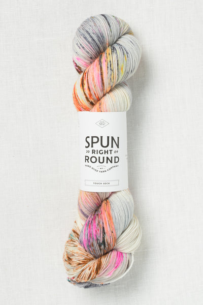 Spun Right Round Tough Sock Over The Moon