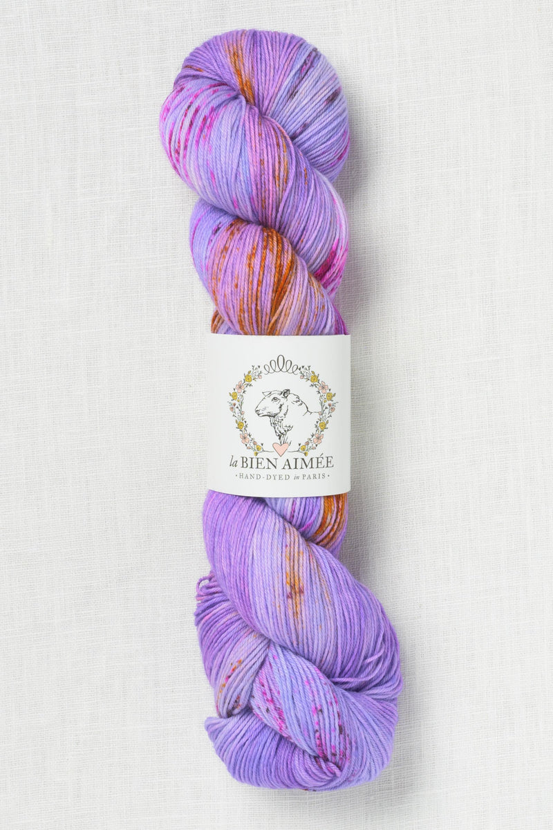 La Bien Aimee Merino Super Sock Peanut Butter & Jelly