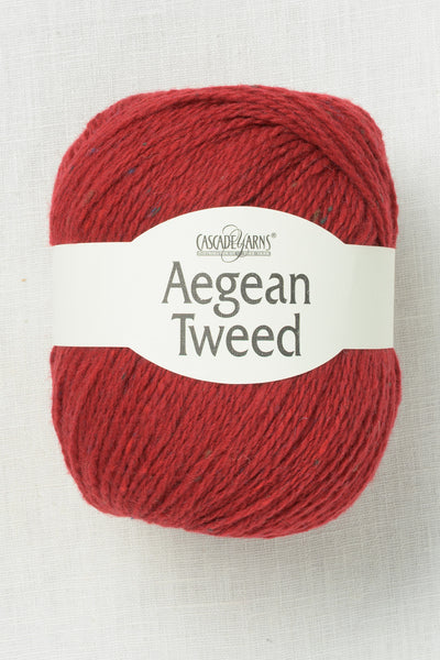 Cascade Aegean Tweed 03 Scarlet
