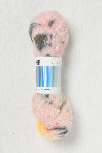 Hedgehog Fibres Alpaca Boucle Oyster