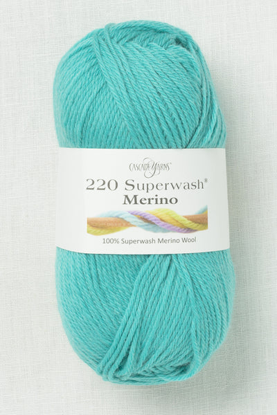 Cascade 220 Superwash Merino 130 Aqua Heather