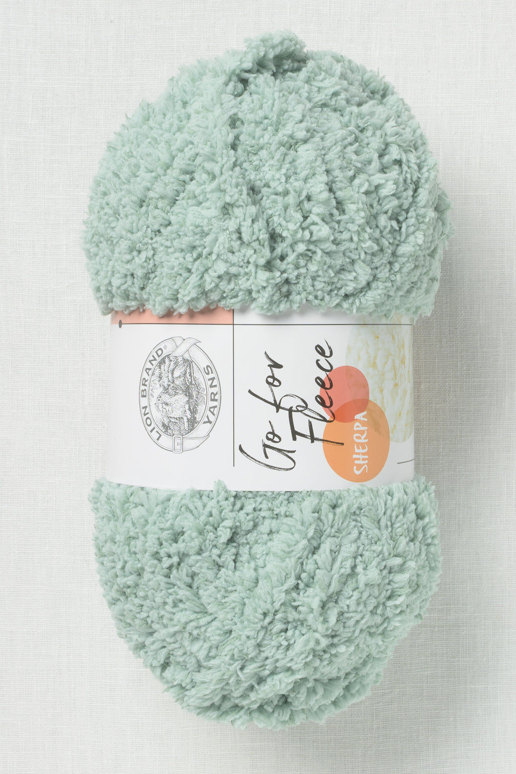 Lion Brand Go For Fleece Sherpa 108L Seafoam