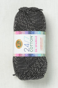 Lion Brand 24/7 Cotton DK Sparkle 304A Night Sky