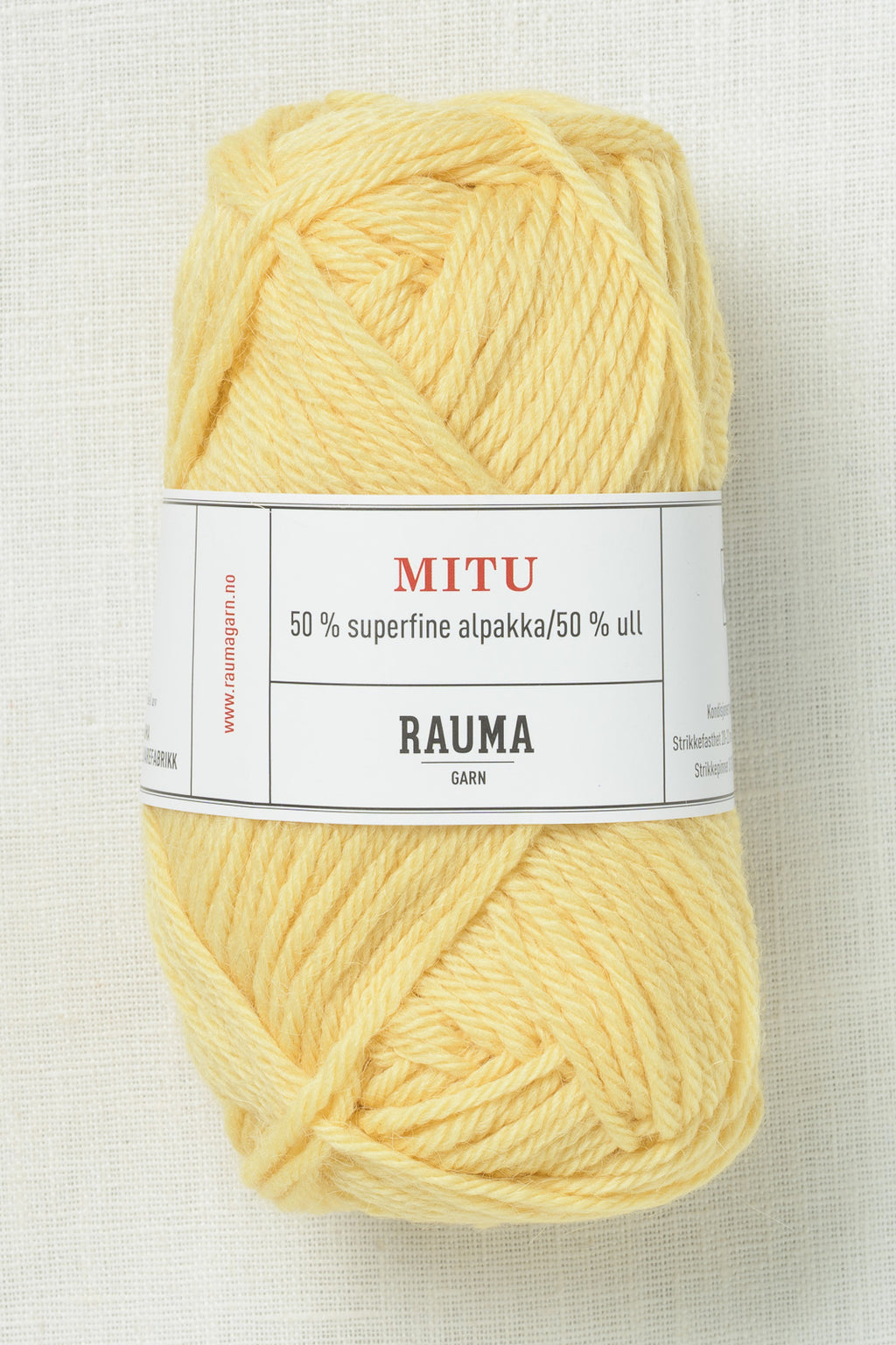 Rauma Mitu 184 Light Yellow