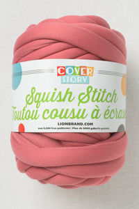 Lion Brand Cover Story Squish Stitch 102AT Pink Rose