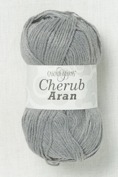 Cascade Cherub Aran 113 Silver Heather