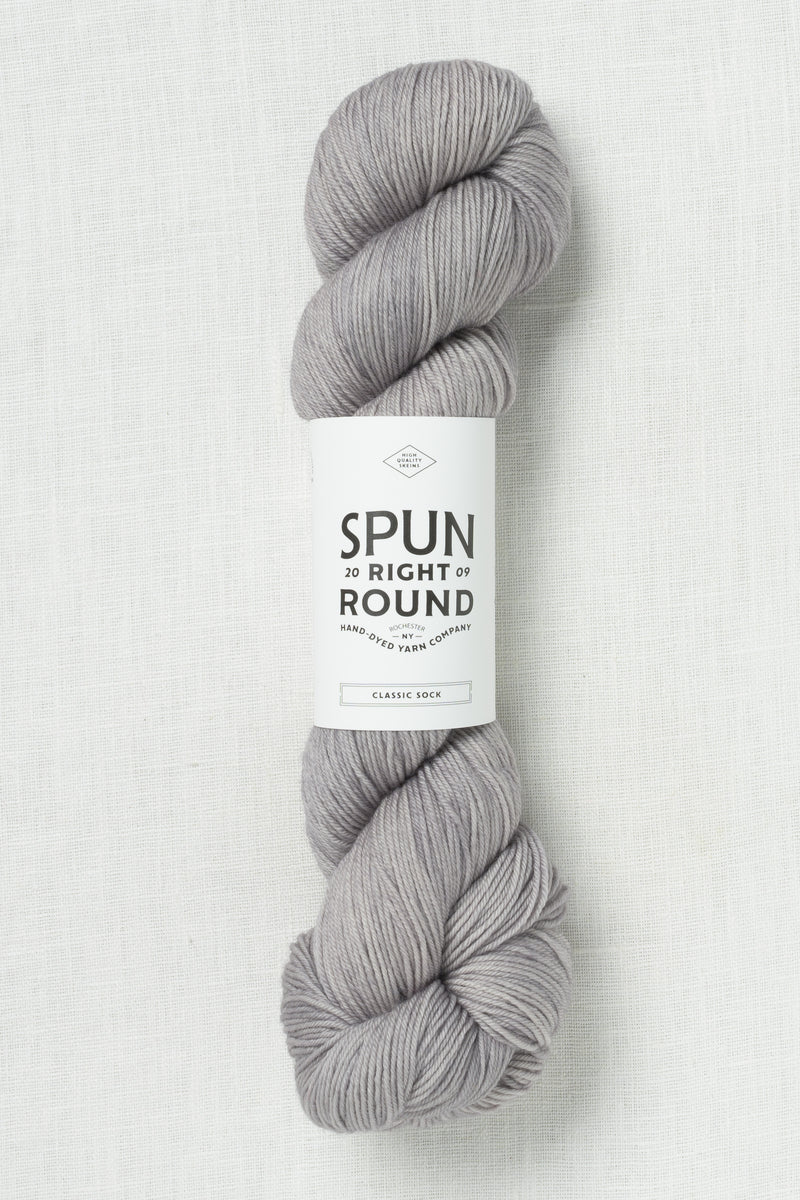 Spun Right Round Merino Aran Cloud