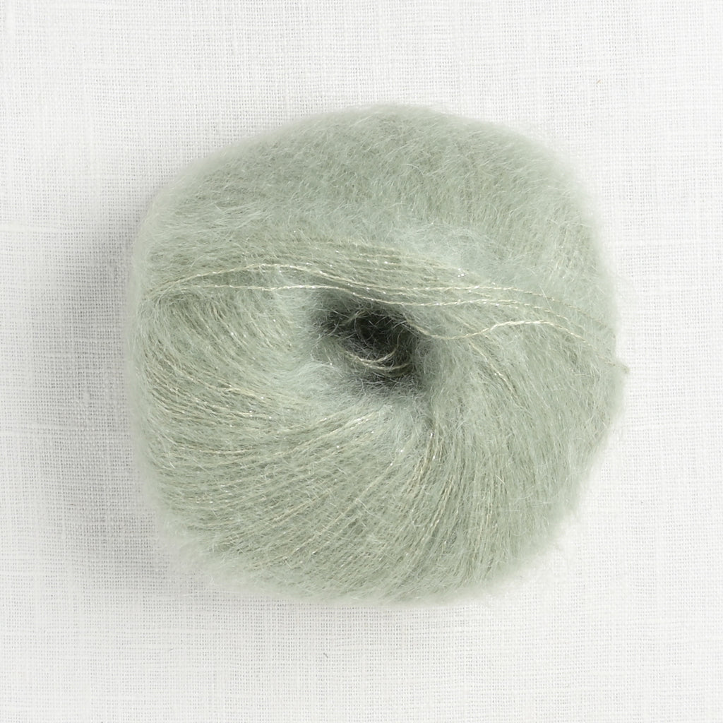 Lang Yarns Mohair Luxe Lame 192 Reseda Green
