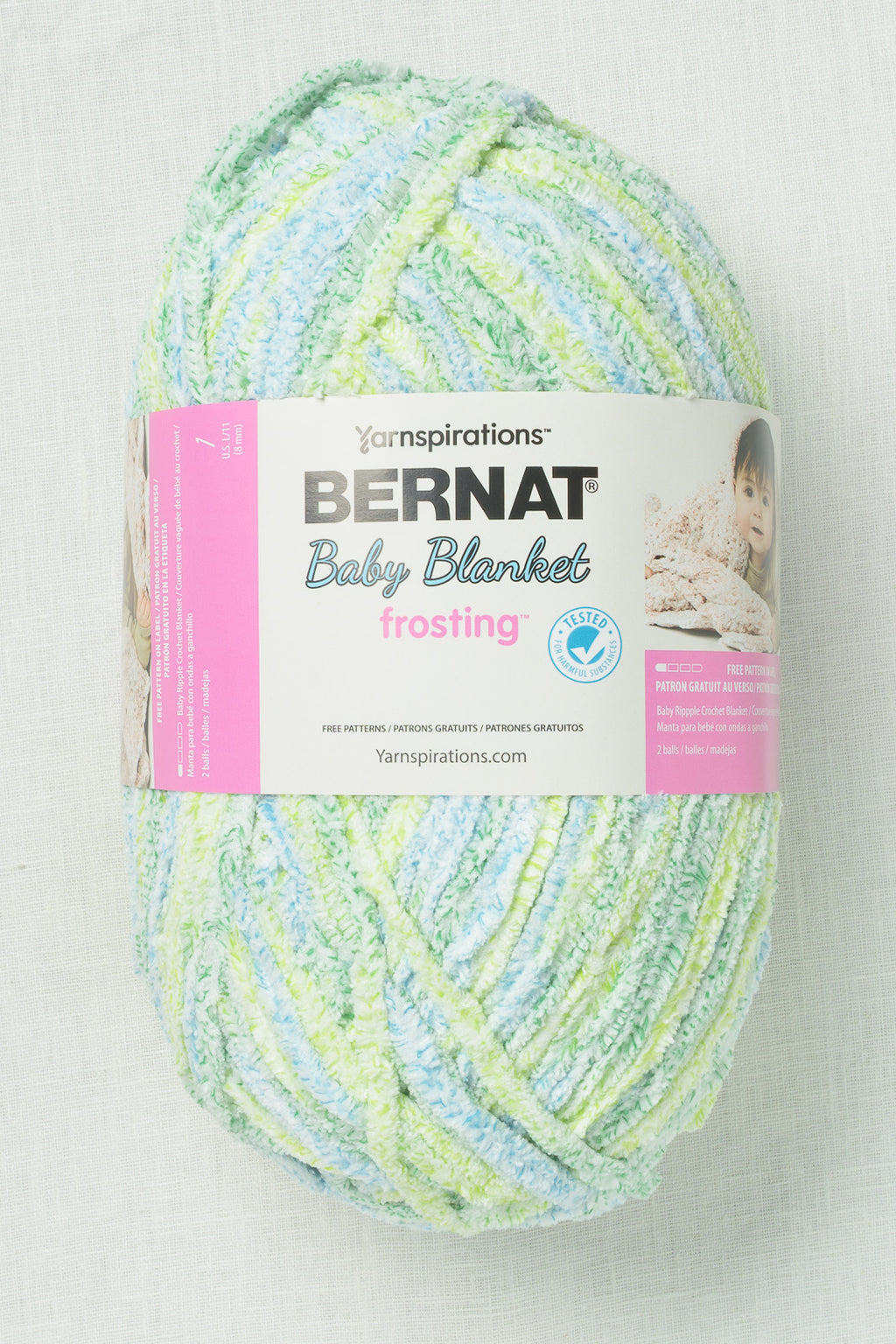 Bernat Baby Blanket Frosting Meadow