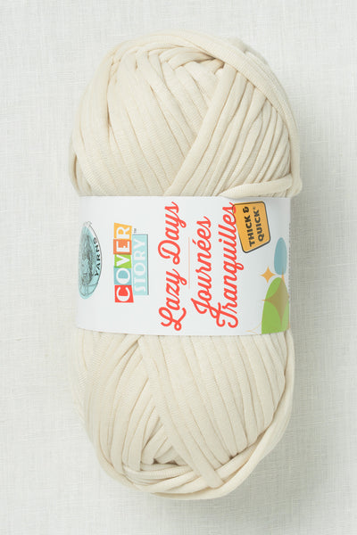 Lion Brand Cover Story Lazy Days Thick & Quick 098W Cream