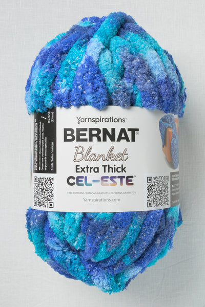 Bernat Blanket Extra Thick Cel-este Nebula Blue