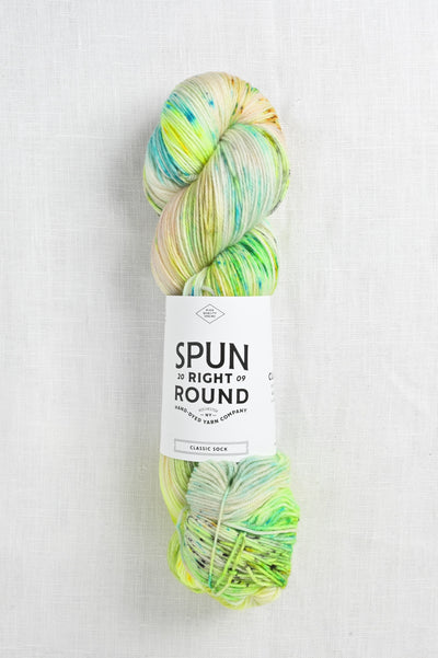 Spun Right Round Tweed DK Parakeet Feet