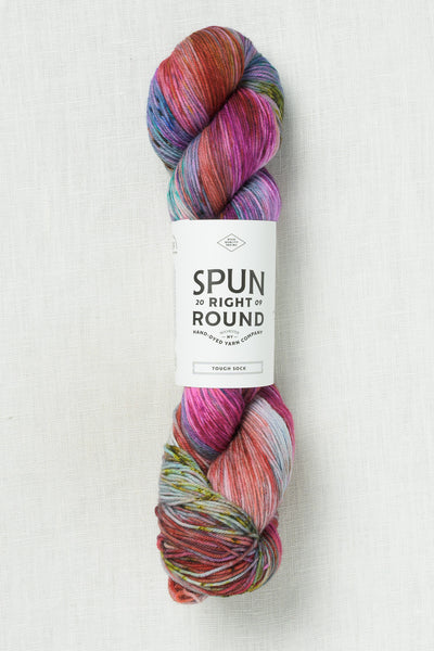Spun Right Round Tough Sock Pomegranate