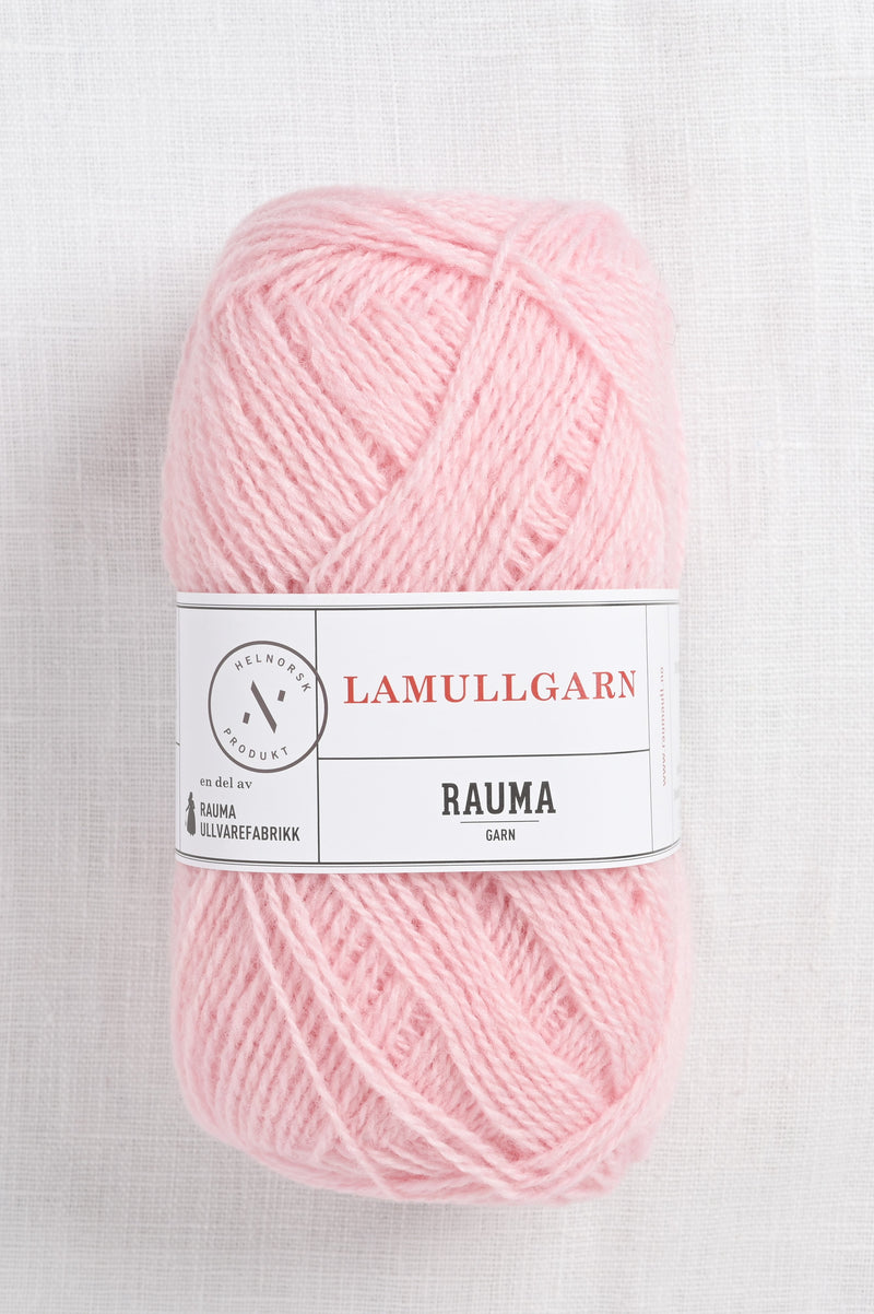 Rauma 2-Ply Lamullgarn 21 Light Pink
