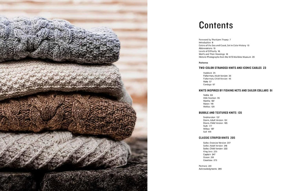 Nordic Sailors' & Fishermen’s Sweaters: Modern Knitwear Inspired by Historical Patterns by Lotte Rahbek & Gitte Verner Jensen