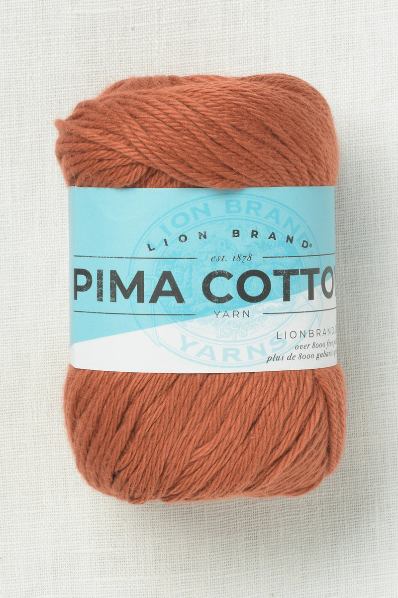 Lion Brand Pima Cotton 135 Spice