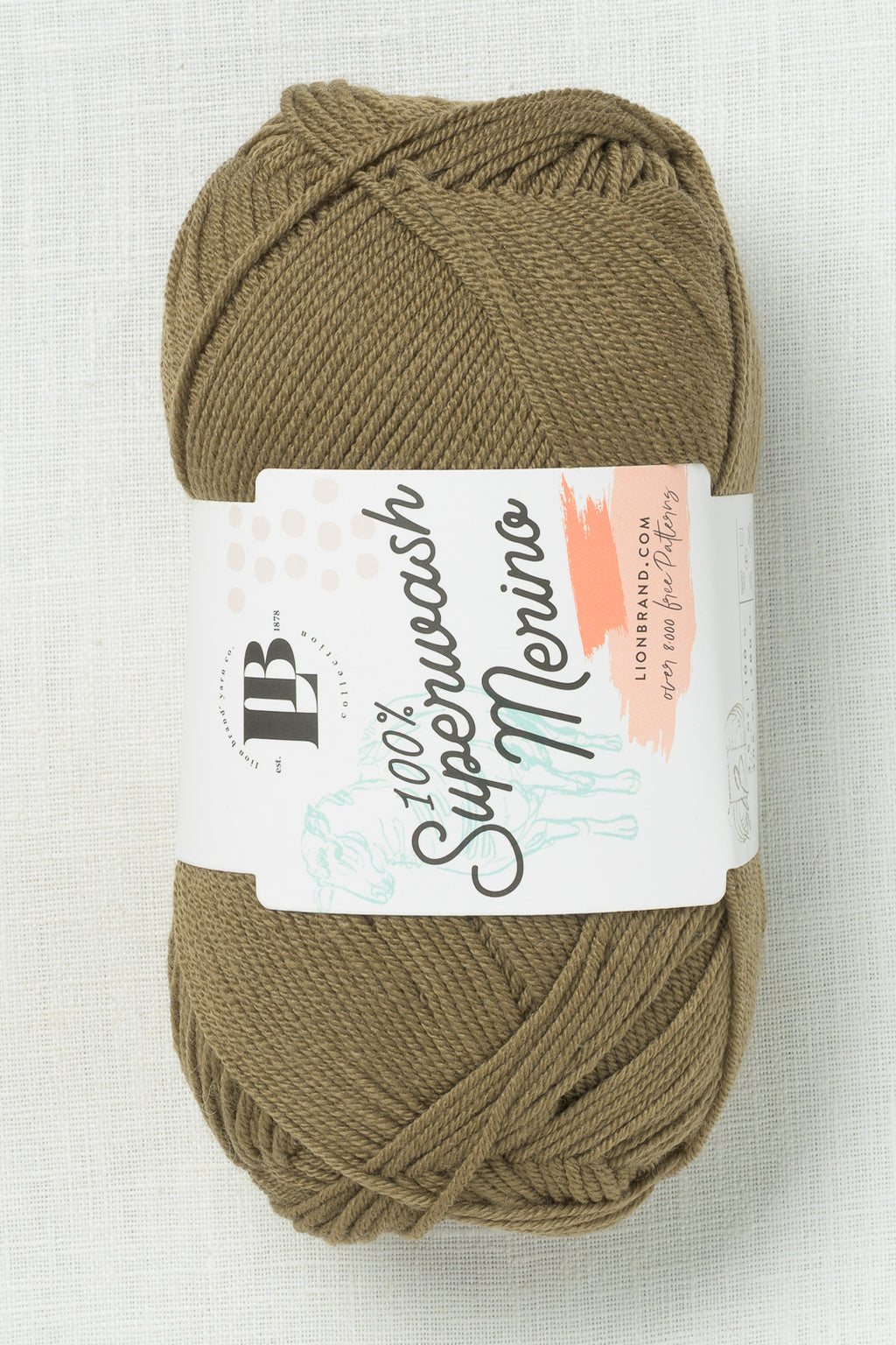 Lion Brand Superwash Merino 172U Olive Branch