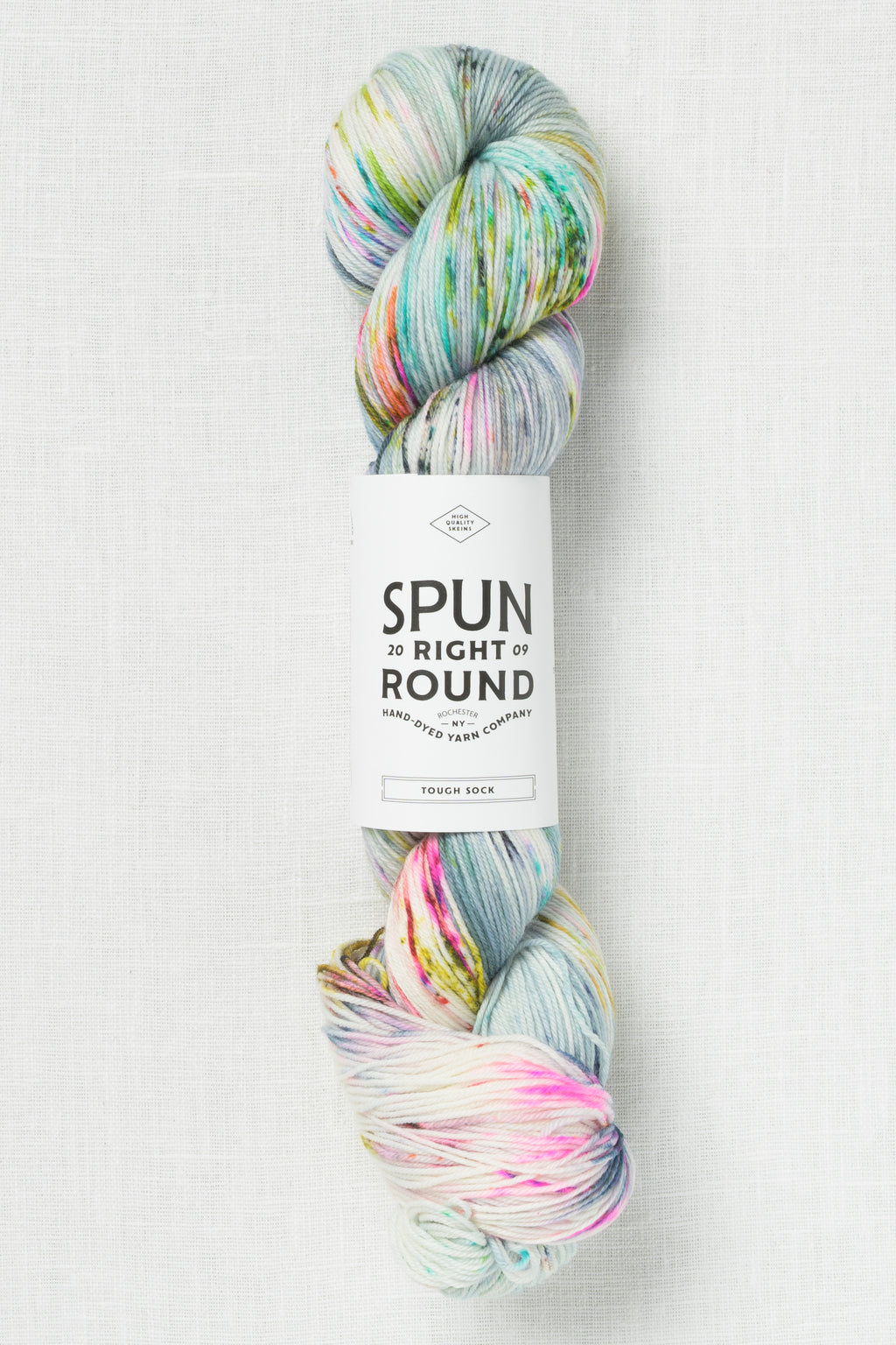 Spun Right Round Tough Sock Shattered