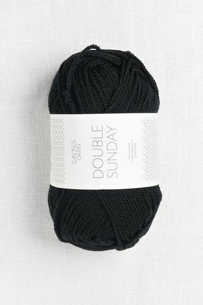 Sandnes Garn Double Sunday 1099 Black