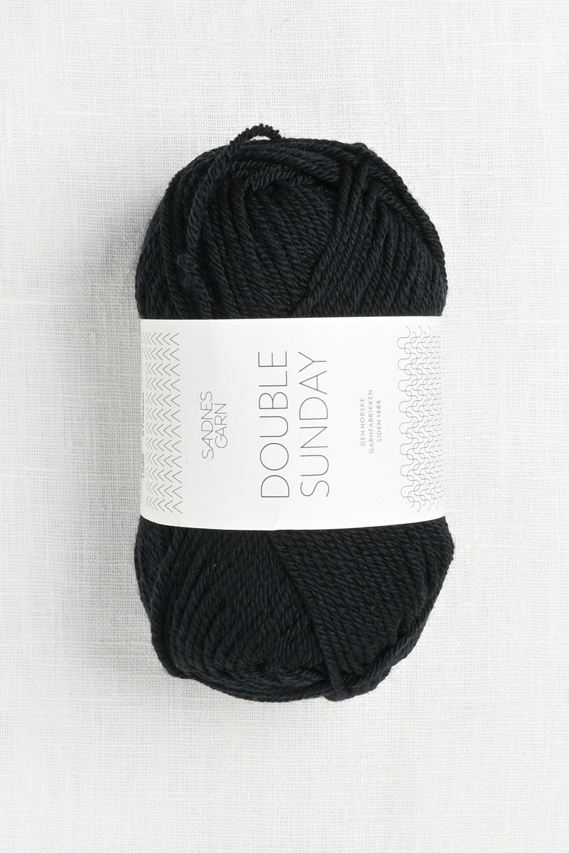 Sandnes Garn Double Sunday 1099 Black