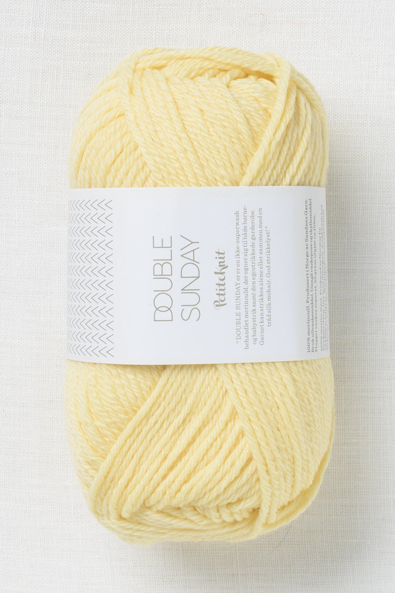 Sandnes Garn Double Sunday 2114 Butter (PetiteKnit Color Palette)