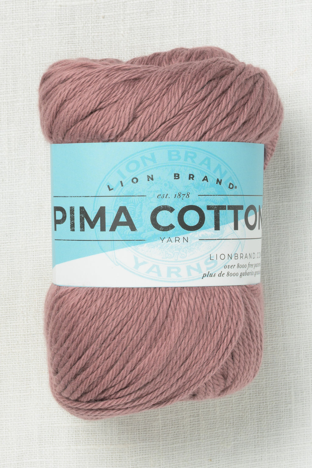 Lion Brand Pima Cotton 140R Rose Taupe