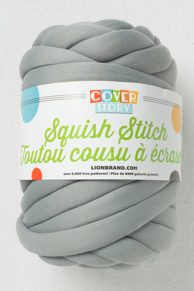 Lion Brand Cover Story Squish Stitch 150BP Space Grey
