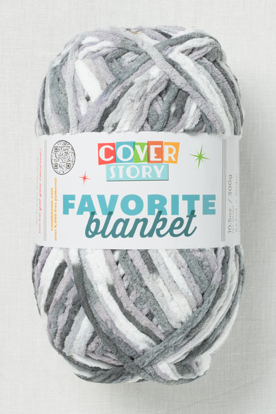 Lion Brand Cover Story Favorite Blanket 216M Perfect Storm