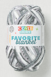 Lion Brand Cover Story Favorite Blanket 216M Perfect Storm
