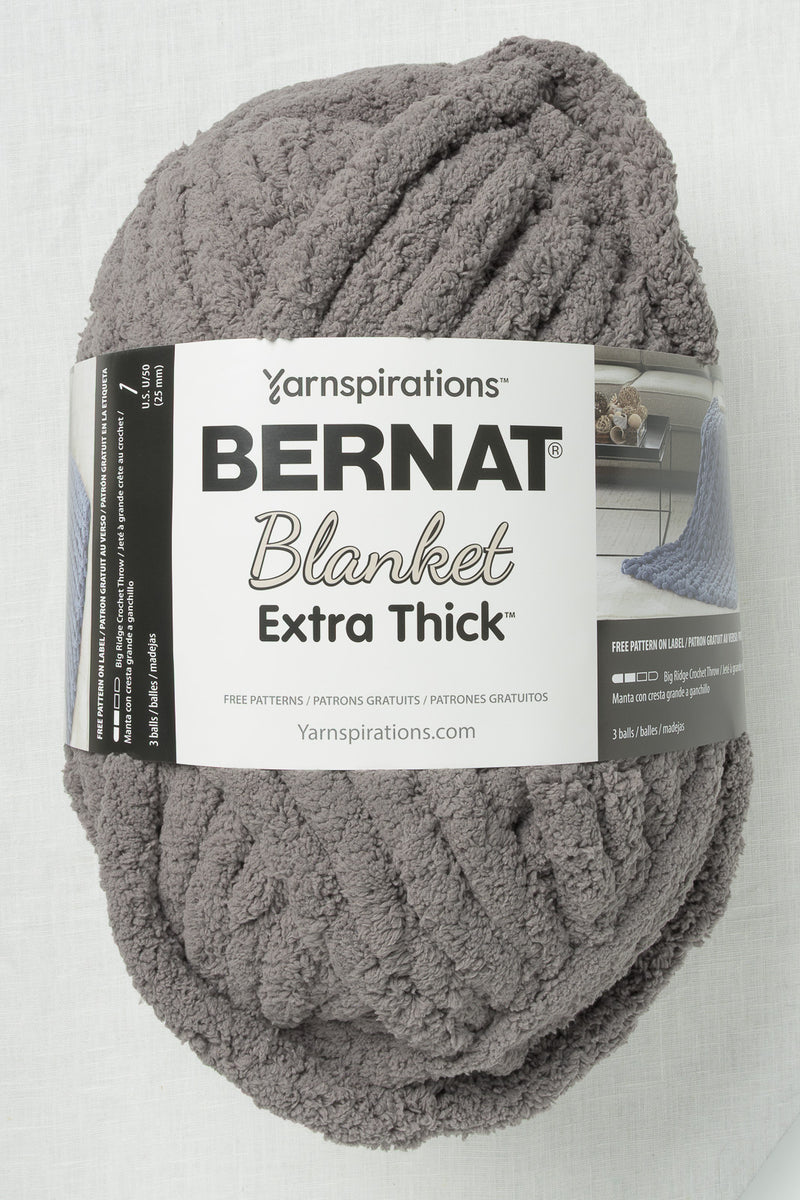 Bernat Blanket Extra Thick Dark Gray