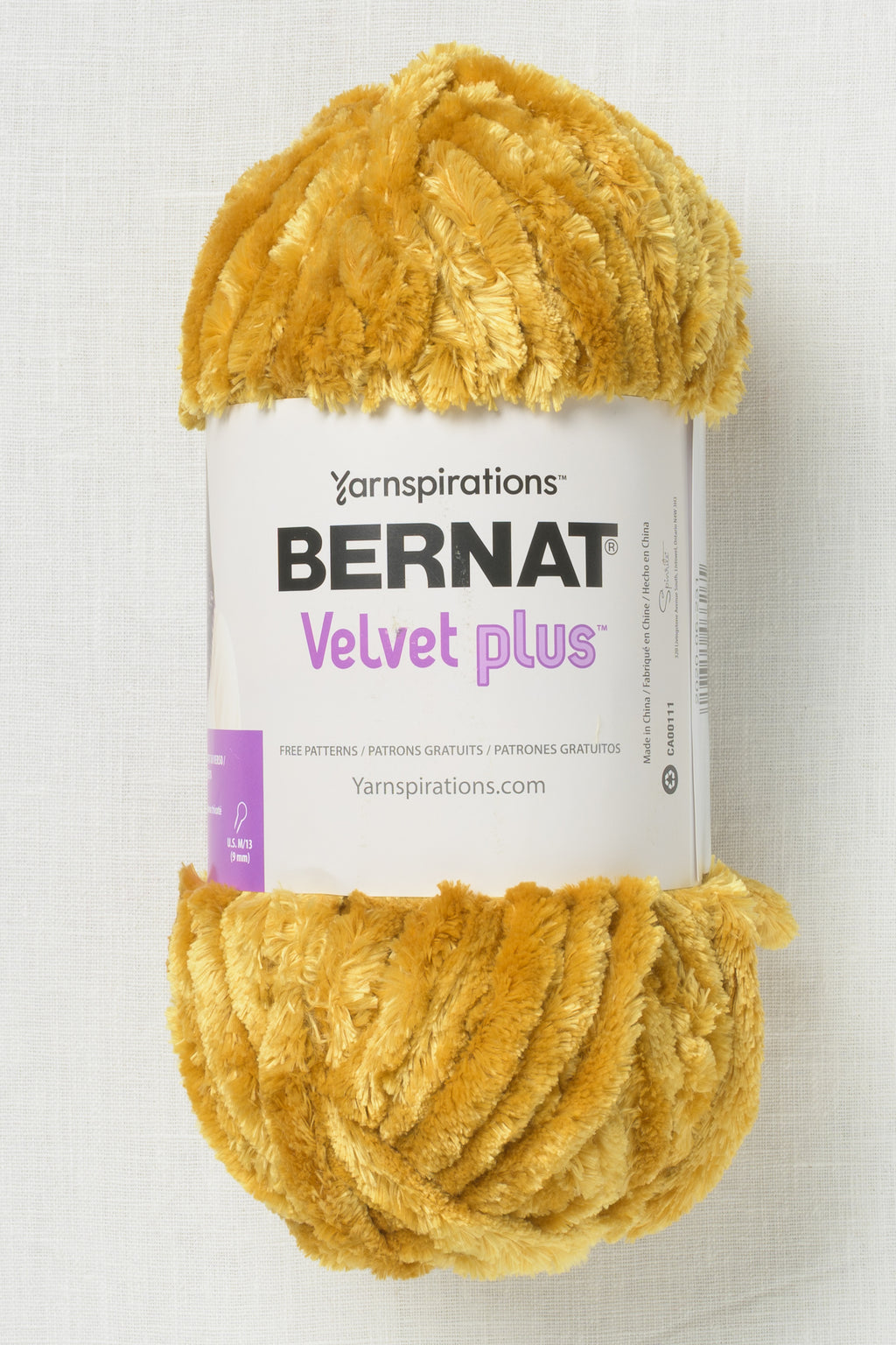 Bernat Velvet Golden Moss Garen - 2 Pack van 300g/10.5oz - Polyester - 5 volumineus - 300 Yards - Breien/haken Bernat Velvet Golden Moss Garen - 2 Pack van 300g/10.5oz - Polyester - 5 volumineus - 300 Yards - Breien/haken