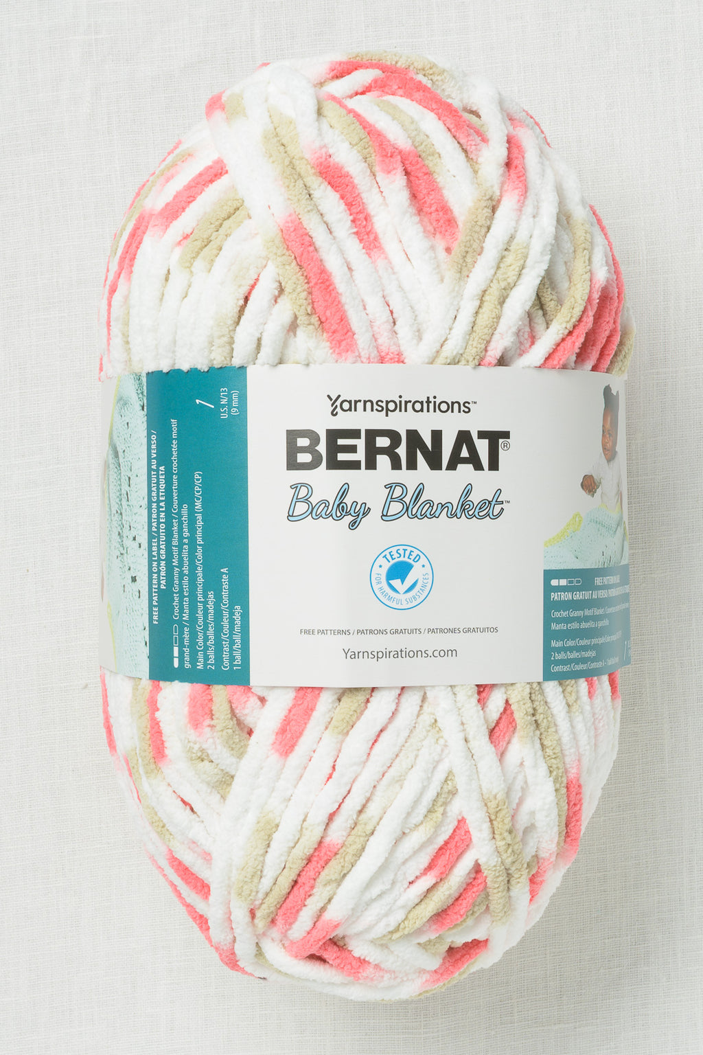 Bernat Baby Blanket Big Ball Flower Pot
