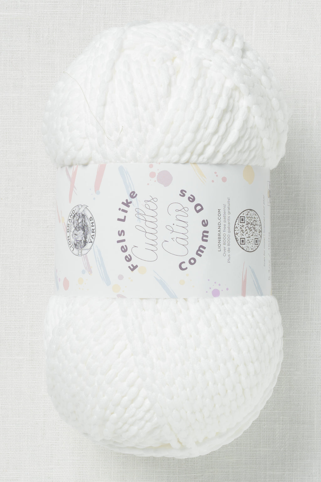 Lion Brand Feels Like Cuddles 100D Snow