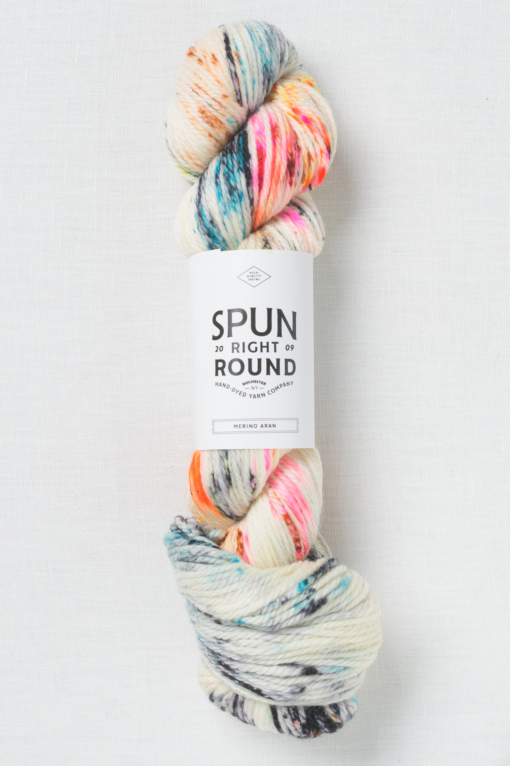 Spun Right Round Merino Aran Over The Moon