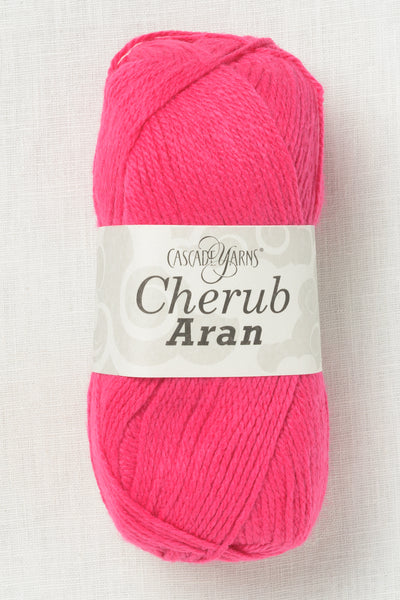 Cascade Cherub Aran 45 Raspberry