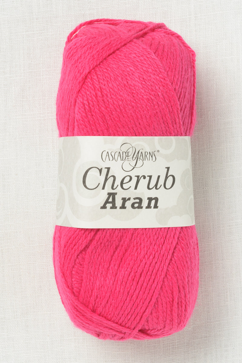 Cascade Cherub Aran 45 Raspberry